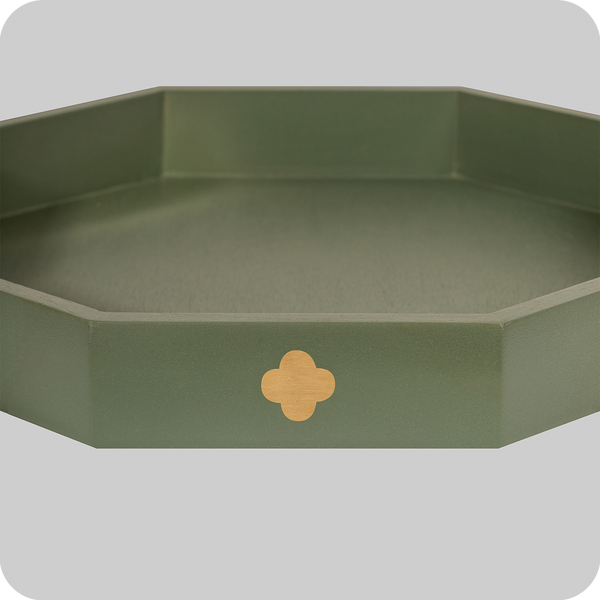 Clover Tray (Octagon) - Sage