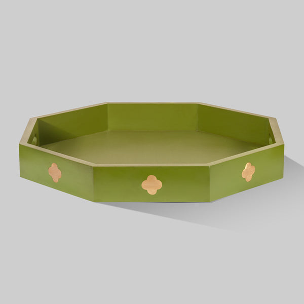Clover Tray (Octagon) - Olive