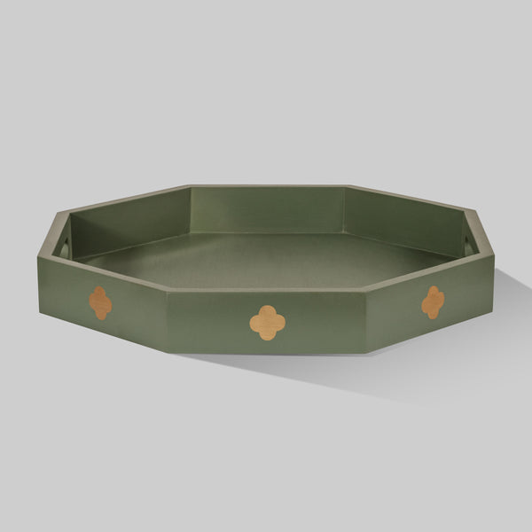 Clover Tray (Octagon) - Sage